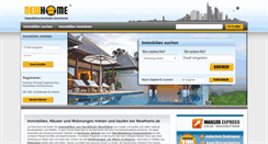 Desktop Screenshot of newhome.de
