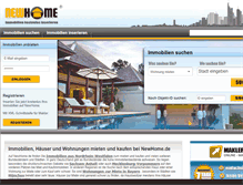 Tablet Screenshot of newhome.de